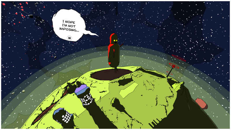 Illustration for article titled Play As A Giant Robot Who Wants To Save Humanity, Accidentally Ruin Planets